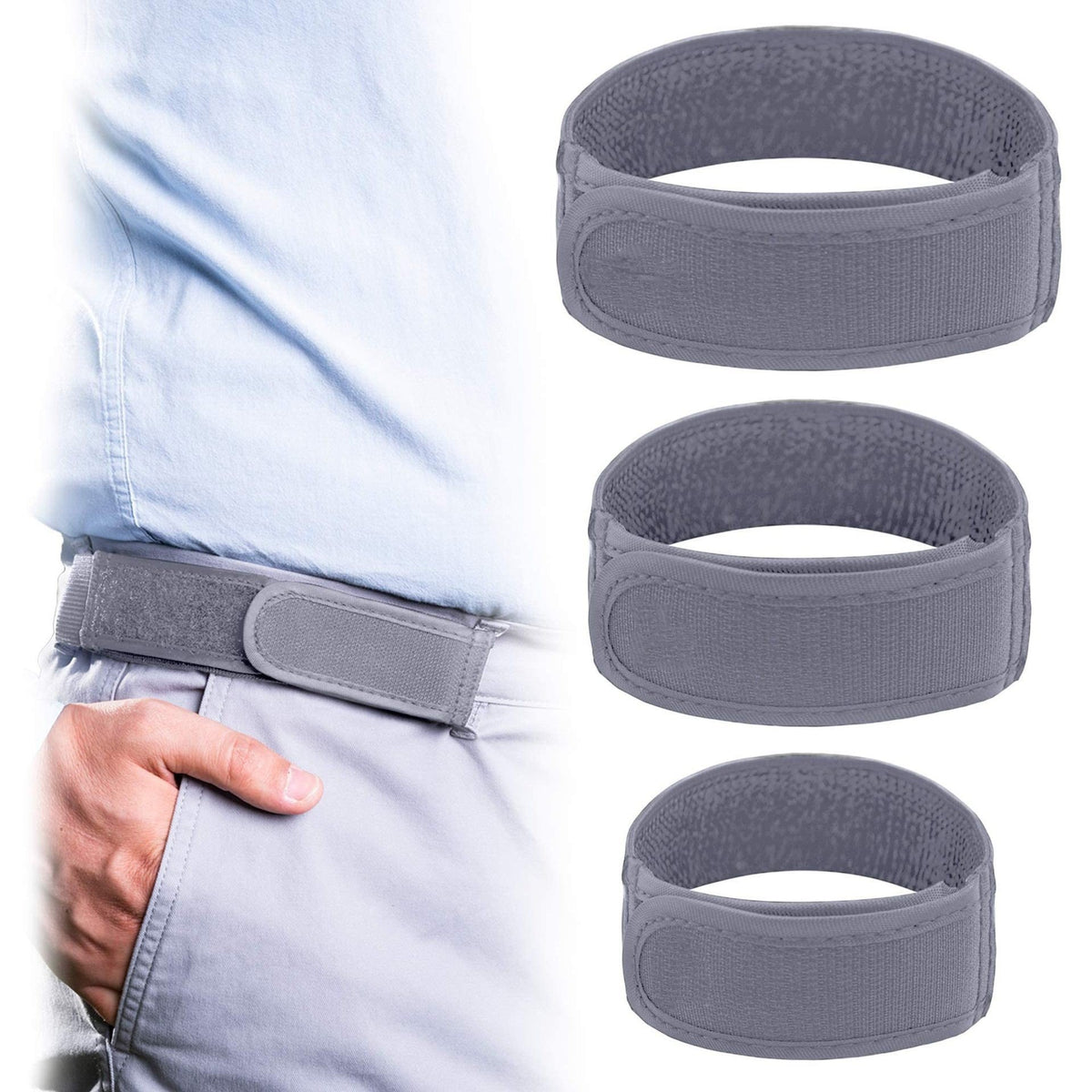 Gray,L - Large: Men's 40-51 Waist,Buy 2 Get 1 Free(3PCS)🔥